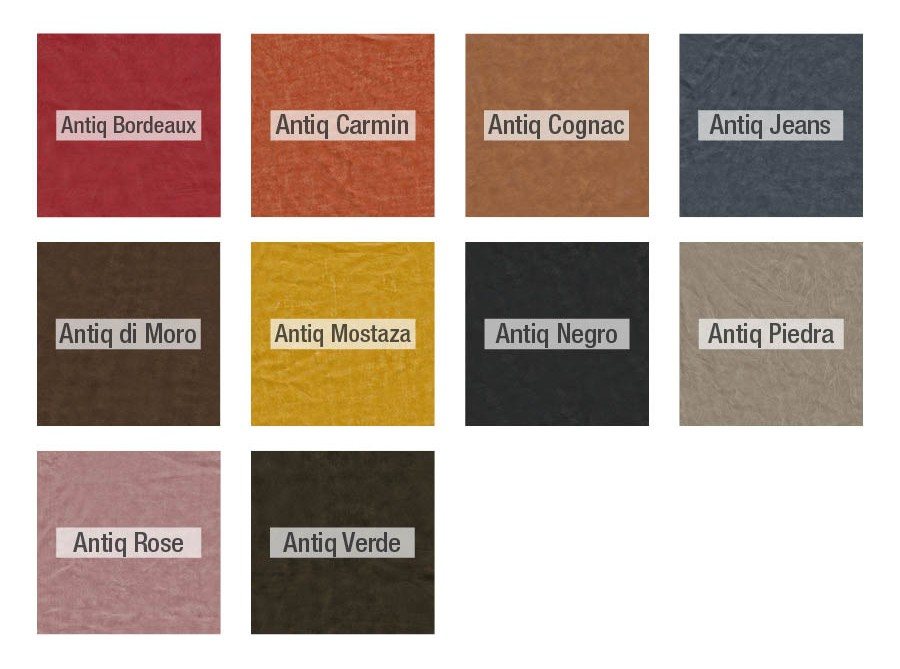 Fama Antique leather samples